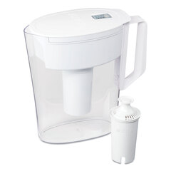 Clorox Professional Classic Water Filter Pitcher, 40 oz, 5 Cups, Clear, 2/Carton