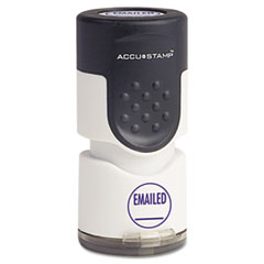 COS035655 - Accustamp Pre-Inked Round Stamp with Microban
