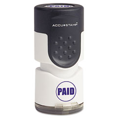 COS035659 - Accustamp Pre-Inked Round Stamp with Microban