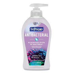 Colgate-Palmolive Antibacterial Hand Soap, White Tea and Berry Fusion, 11.25 oz Pump Bottle, 6/Carton