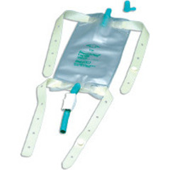 Bard Medical Dispoz-a-Bag Leg Bag with Rubber Cap Valve and Latex Straps, 19 oz., EA/1, CS/48