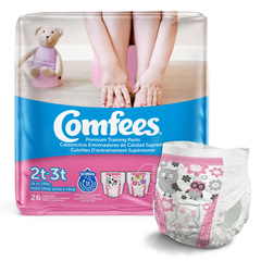 Attends Comfees Girl Training Pants - Size 2T-3T, PK/1, CS/156
