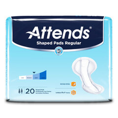 Attends Shaped Pads, Day Regular- Replaces Item 48SPDR, PK/1, CS/80