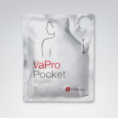 Hollister VaPro Pocket Coude No Touch Intermittent Catheter Without Collection Bag, 16 Fr., 16