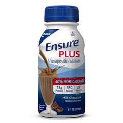 Abbott Nutrition Ensure Plus Chocolate Retail 8oz. Bottle, EA/1, PK/6