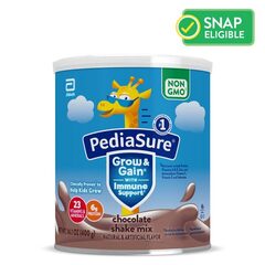Abbott Nutrition Pediasure Grow & Gain Chocolate Powder, 14.1 oz. (400 gram), Retail, EA/1, CS/6