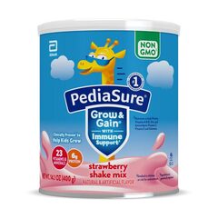 Abbott Nutrition Pediasure Grow & Gain Strawberry Powder, 14.1 oz. (400 gram), Retail, EA/1, CS/6