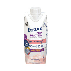 Abbott Nutrition Ensure Max Protein, Creamy Strawberry, Ready-to-Drink, 11 oz, Retail, EA/1, PK/4