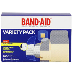 Systagenix Band-Aid Brand Adhesive Bandages Variety Pack, BX/1