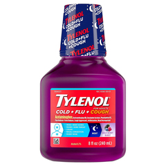 Systagenix Cold + Flu+ Cough Night Wild Berry Liquid 8 fl oz, EA/1