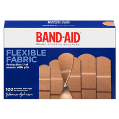 Systagenix Band-Aid Flexible Fabric Assorted 100 ct., BX/1