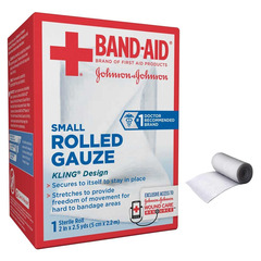 Systagenix J & J Band-Aid First Aid Rolled Gauze, 2