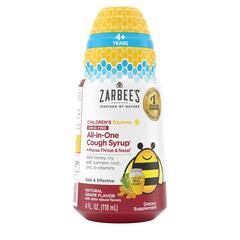 Systagenix ZARBEE'S Cough Syrup + Mucus, Throat & Nasal, Daytime, Natural Grape Flavor, 4 Fl Oz, EA/1
