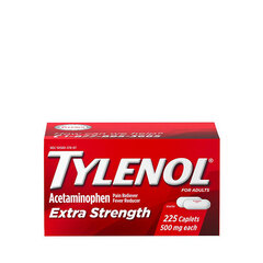 Systagenix Tylenol Extra Strength Caplets, 225 ct, EA/1