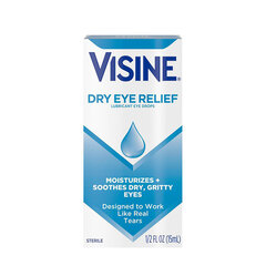 Systagenix Visine Tears Dry Eye Relief Lubricant Eye Drops, 0.5 fl oz, EA/1