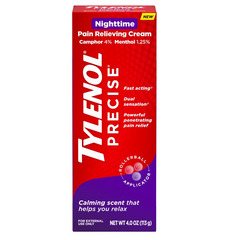 Systagenix Tylenol Precise Nighttime Pain Relieving Cream, 4 oz, EA/1