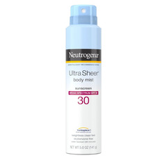 Systagenix Neutrogena Ultra Sheer Body Mist Sunscreen C-Spray, SPF 30, 5 Oz, EA/1