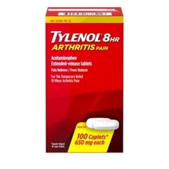 Systagenix Tylenol 8HR Arthritis Pain Caplet, 100 ct, EA/1