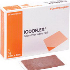 Smith & Nephew Iodoflex Pads, 3 - 10g Pads per Box, BX/3, EA/1