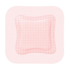 Smith & Nephew ALLEVYN Gentle Border Lite Silicone Gel Adhesive Hydrocellular Foam Dressing, 3