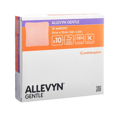 Smith & Nephew ALLEVYN Gentle Non-Bordered Foam Dressing, 6