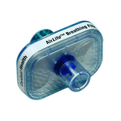 Cardinal Health AirLife High Efficiency Respiratory Filter with Diffuser, 22/15mm Male/Female and 22mm Female ISO Connectors, CS/1