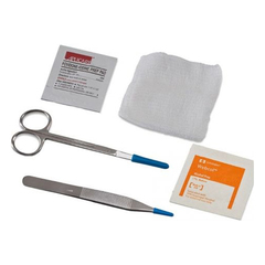 Cardinal Health Presource Suture Removal Kit with Sharp Scissors and Metal Forceps, EA/1