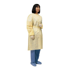 Cardinal Health Non-Surgical Lightweight Isolation Gown  Yellow  X-Large, PK/1, CS/100