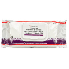 Cardinal Health Personal Cleansing Cloth, Non-flushable, Fragrance Free, 9 x 13