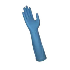 Cardinal Health Decontamination Nitrile Exam Gloves, Large, Blue, Box of 50
