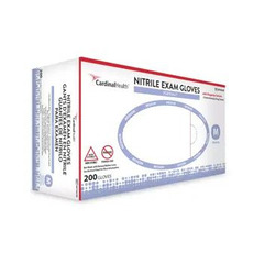 Cardinal Health FLEXAL Nitrile Exam Gloves, Powder-Free, Small - 3.5 MIL, BX/1, CS/2000