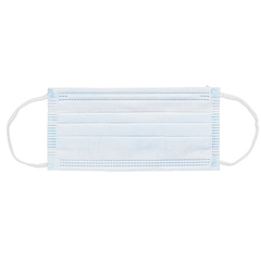 Cardinal Health Level 1 Procedure Mask with Polyester Inner Layer and Earloop, Blue, BX/1, CS/300