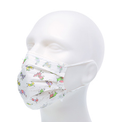 Cardinal Health Level 1 Pediatric Procedure Mask with Print, Earloop, BX/1, CS/300
