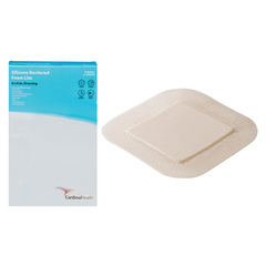 Cardinal Health Kendall Silicone Bordered Lite Foam Dressing, 6