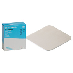 Cardinal Health Kendall Silicone Non-Bordered Lite Foam Dressing, 4