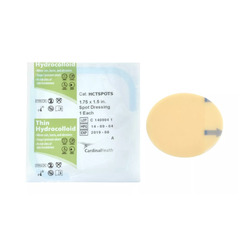 Cardinal Health Thin Hydrocolloid Dressing, Oval Spot, 1.75