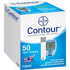 Bayer Contour Microfill Blood Glucose Test Strip (50 count), BX/1