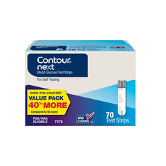 Bayer Contour Next Blood Glucose Test Strip (70 count), BX/1