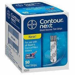 Bayer Contour Next Blood Glucose Test Strip (50 count), BX/1