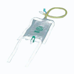 Bard Medical Dispoz-a-Bag Leg Bag with Flip-Flo Valve and Fabric Straps, 19 oz., EA/1, CS/50