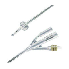 Bard Medical Lubri-Sil Short Round Tip 3-Way Specialty Silicone Foley Catheter, 18 Fr, 5 cc, EA/1, CS/12