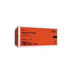 BD U-100 Insulin Syringe with Micro-Fine IV Needle 28G x 1/2