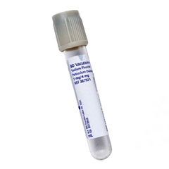 BD Vacutainer Glass Fluoride Tube, 13x75 mm, 2.0 PLBL, BX/1, CS/1000