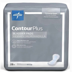 Medline ContourPlus Bladder Control Pad, Ultimate, Disposable, 8