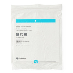 Medline Bedside-Care EasiCleanse Bath No-Rinse, Self-Foaming, Disposable Washcloths, 5 PK - REPLACES 627056, PK/1, CS/500