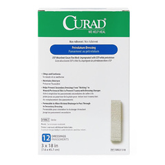 Medline Curad Sterile Petrolatum Gauze Dressing, 3