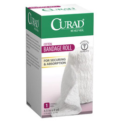 Medline Curad Cotton Bandage Roll, 4.5