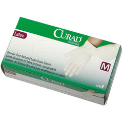 Medline CURAD Non-Sterile Powder-Free Textured Latex Exam Glove X-Large, BX/1