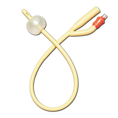 Medline Silicone-Elastomer Coated Latex Foley Catheter with Coude Tip, 2-Way, 20 Fr, 10 mL, EA/1