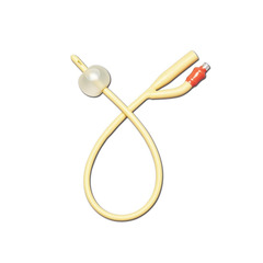Medline 2-Way Silicone-Elastomer Coated Latex Foley Catheter, 22 FR, 10 mL, EA/1